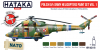 Hataka Hobby HTK-AS116  “Polish AF / Army Helicopters paint set vol. 1” (paint set 6 x 17ml)