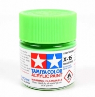 Tamiya 81015 - Acrylic Paint X-15 Light Green (23ml)